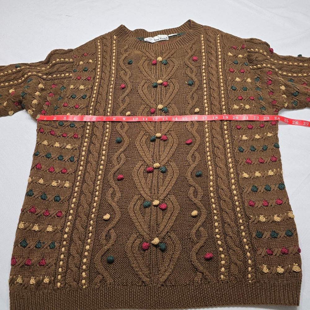 Vintage Anne Klein Brown Sweater - Picture 4 of 7